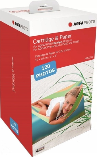 Picture of AgfaPhoto Papier do drukarki AGFA 10x15 Realipix 120 szt. / AMOC120