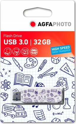 Picture of AgfaPhoto USB 3.0           32GB school theme