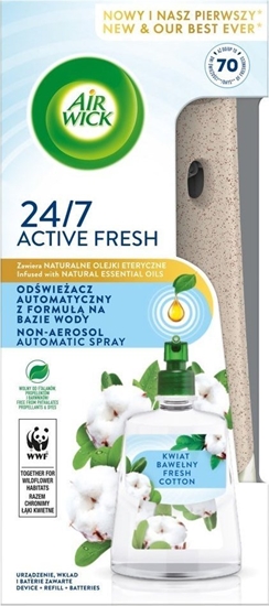 Picture of Air Wick Air Wick Active Fresh odwieacz automatyczny z formu na bazie wody i wkad Kwiat Baweny 228ml