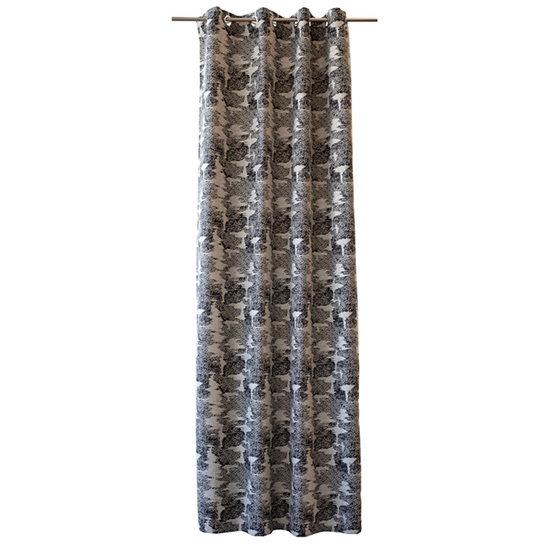 Picture of Aizkari Tagus 140x260cm, melni, riņķi