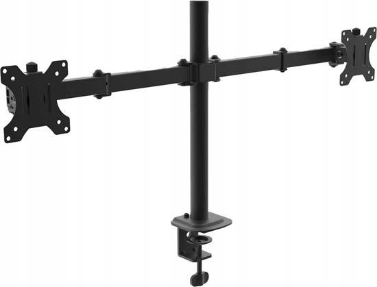 Picture of Akyga Uchwyt biurkowy na dwa monitory Akyga AK-MB-02 ramiona 2x10kg VESA 75x75mm / 100x100mm 15-32"
