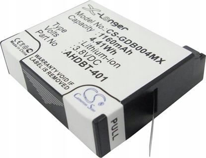 Picture of Akumulator Cameron Sino Akumulator Bateria Ahdbt-401 Do Gopro Hero 4 / Hero4 / Cs-gdb004mx