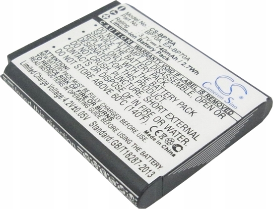 Picture of Akumulator Cameron Sino Akumulator Bateria Typu Bp-70a Slb-70a Do Samsung / Cs-bp70a
