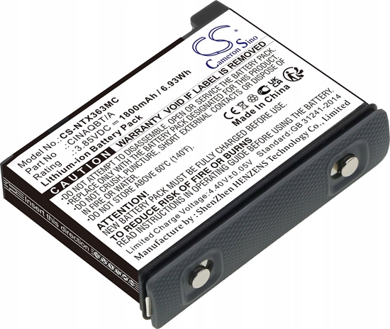 Picture of Akumulator Cameron Sino Akumulator Bateria Typu Cinaqbt/a Do Kamer Insta360 Insta 360 One X3 X 3 / Cs-ntx363mc