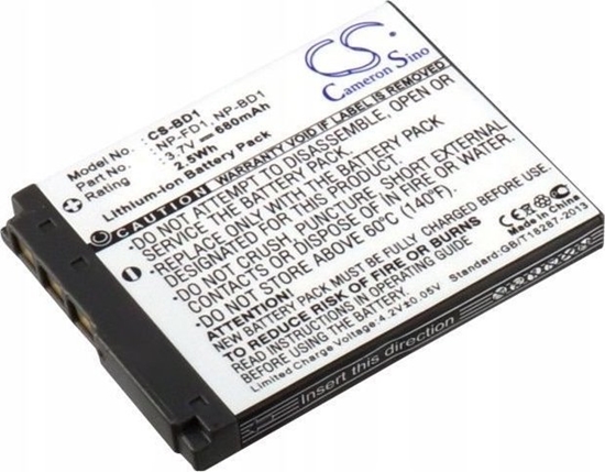 Picture of Akumulator Cameron Sino Akumulator Bateria Typu Np-bd1 / Np-fd1 Do Sony / Cs-bd1