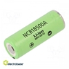 Picture of Akumulators: Li-Ion | 18500 | 3,7 V | 2040 mAh | Ø18,6x50mm | Imax=3.8A