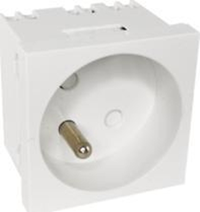 Picture of Alantec Moduowe gniazdo elektryczne 2P+Z, 45x45 (PZ016)
