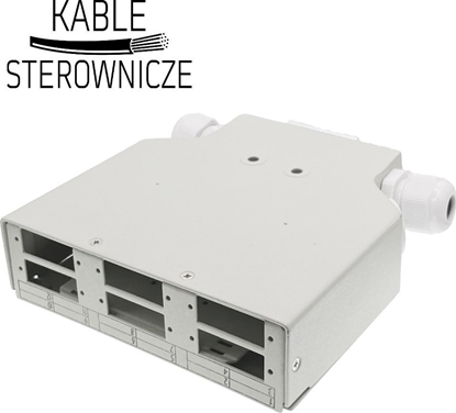 Attēls no Alantec Przecznica wiatowodowa na szyn DIN 6xSC duplex z pyt czoow (FOPD-6SCD)