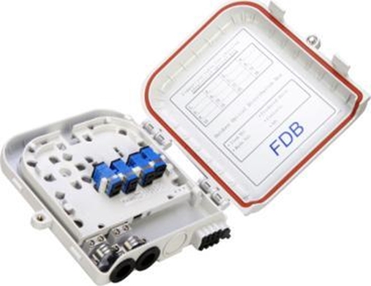 Изображение Alantec Szczelny panel abonencki IP65 (8 x SC simplex) z zamkiem na kluczyk 8 wókien (FOPA-8A-01)