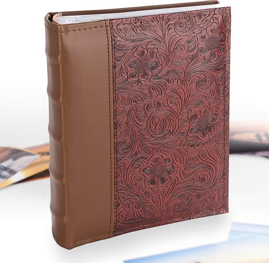 Picture of Victoria Collection Album B 10x15/200M Flower-4, red