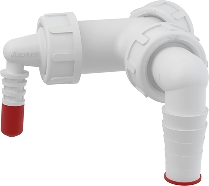 Picture of ALCADRAIN Podwójne kolano G1/823 z zaworem- P149Z