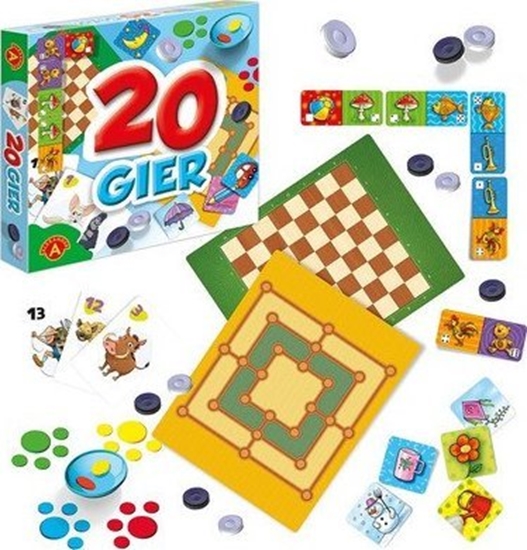 Picture of Alexander Gra Zestaw 20 gier, Gry Rodzinne