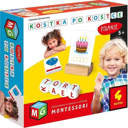Attēls no Alexander MULTIGRA Montessori Kostka po kostce - pisanie 4 kostki
