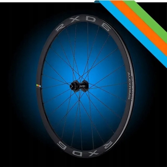 Picture of Alexrims Koa szosa-gravel ALEXRIMS RXD6 ROAD DISC, 700C, Stoek 30mm, Tubeless Ready, Disc brake IS, Sztywna o, oyska maszynowe, Waga 1994g (NEW)