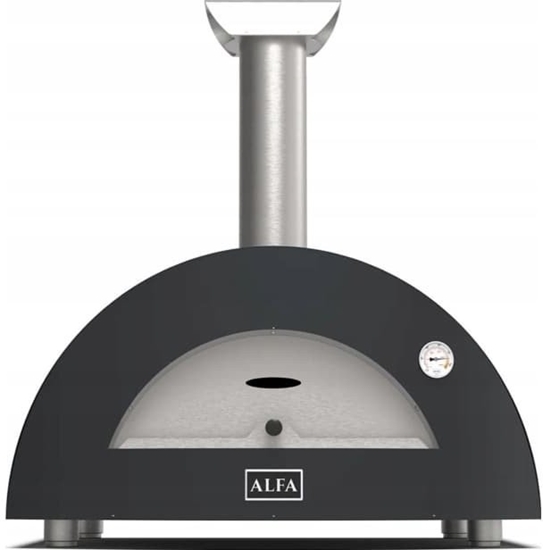 Изображение Alfa Forni Moderno 2 Pizze Hybrid-Pizza oven ardesia grey
