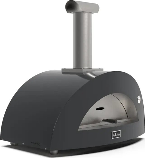 Picture of Alfa Forni Moderno 3 Pizze Wood Grey