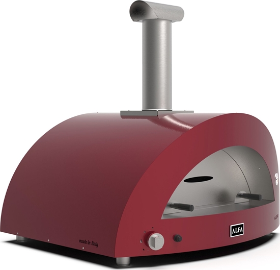Picture of Alfa Forni Moderno 5 Pizze Hybrid red