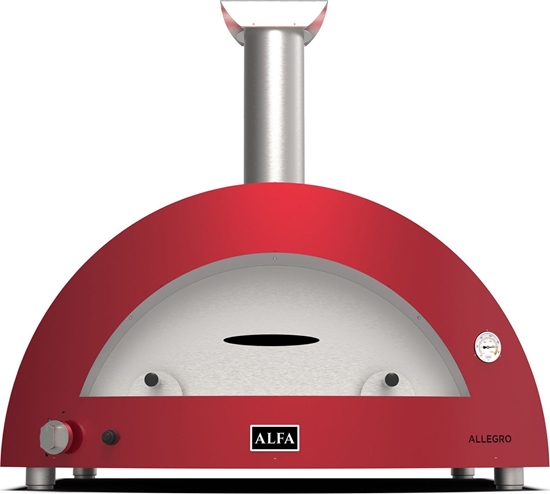 Изображение Alfa Forni Moderno 5 Pizze Wood red