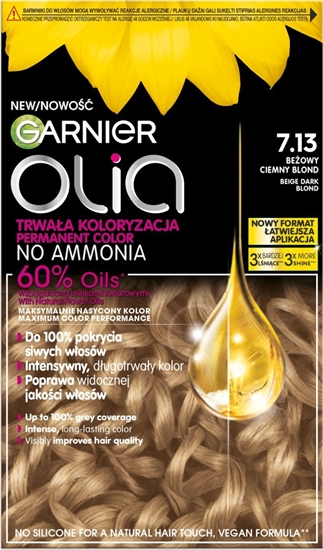 Picture of Alkotest GARNIER_Olia farba do wosów 7.13 Beige Dark Blonde