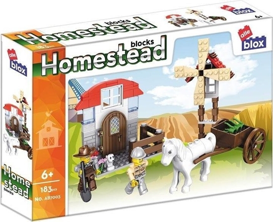 Picture of ALLEBLOX KLOCKI KONSTR ALLEBLOX FARMA 183EL 29X19X5 36/72