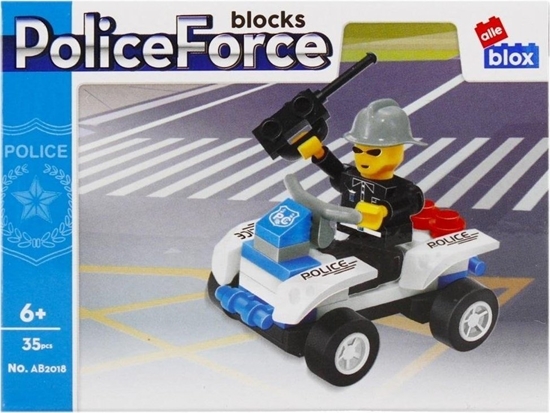 Picture of ALLEBLOX Klocki konstrukcyjne Policja ALLEBOX