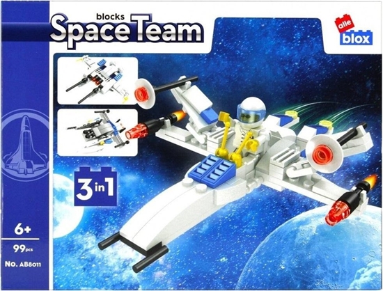 Picture of ALLEBLOX Klocki konstrukcyjne Space 99 elementów ALLEBLOX