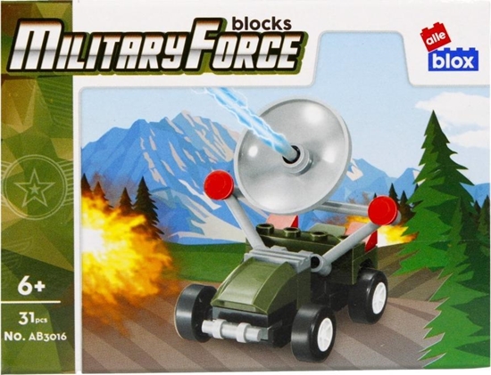 Picture of ALLEBLOX Klocki Militaria Pojazd Wojskowy 31 elementów Alleblox AB3016