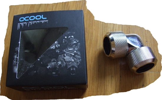 Picture of Alphacool Alphacool Eiszapfen Adapter 90 Grad 16mm AD auf 16mm AD Hardtube
