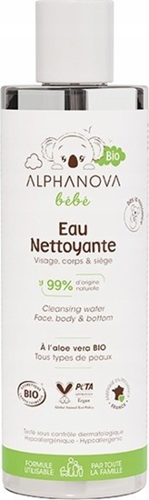 Picture of Alphanova Bebe Alphanova Bebe Bio, Naturalna Woda Micelarna do mycia, 200ml