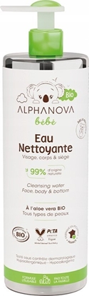 Attēls no Alphanova Bebe Alphanova Bebe Bio, Naturalna Woda Micelarna do mycia, 400ml