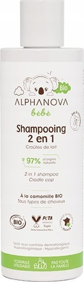 Picture of Alphanova Bebe Alphanova Bebe Bio, Szampon 2 w 1 dla niemowlt, 200ml