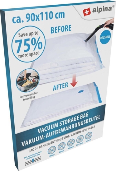 Picture of Alpina Worek torba próniowa do przechowywania ubra, pocieli 90x110cm ALPINA