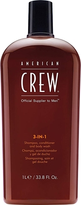 Picture of American Crew Official Supplier To Men 3-In-1 Shampoo conditioner and body wash 1000ml