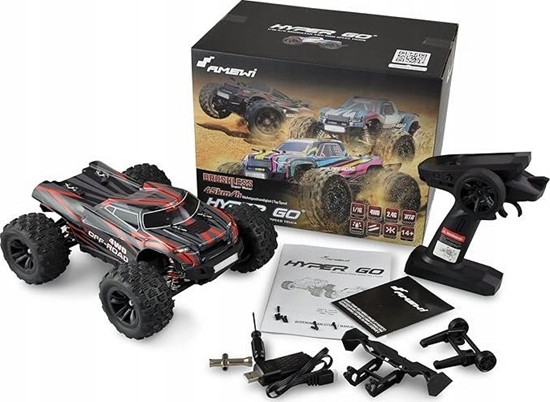 Picture of Amewi Amewi RC Auto Hyper Go  Truggy   Li-Po Akku 1050mAh rot/14+