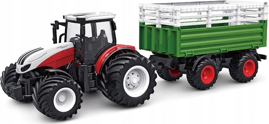 Picture of Amewi Amewi RC Traktor mit Viehtransporter    LiIon 500mAh weiß/6+