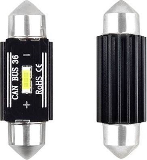 Изображение AMiO LED CANBUS 1 SMD UltraBright 1860 Festoon 36mm White 12V/24V