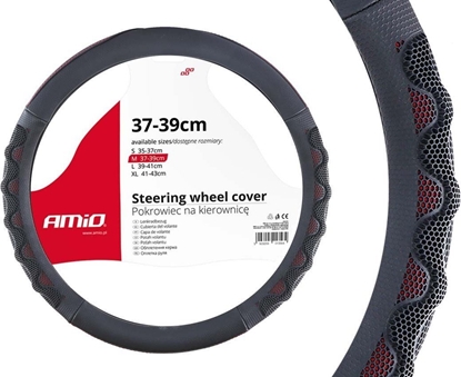 Attēls no AMiO Pokrowiec kierownicy swc-25-m (37-39cm)