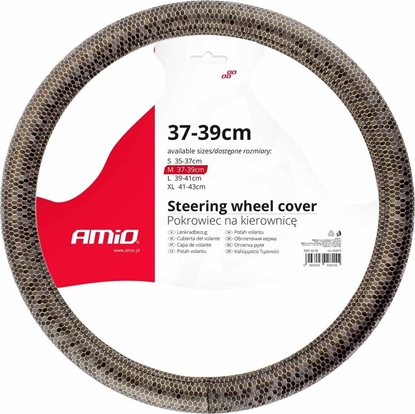 Attēls no AMiO Pokrowiec kierownicy swc-37-m (37-39cm)