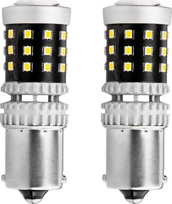 Attēls no AMiO arówki led canbus 2016 39smd 1156 ba15s p21w r10w r5w white 12v/24v