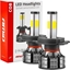 Attēls no AMiO arówki samochodowe led cob 4side amio h4