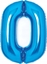 Изображение AMSCAN Balon foliowy cyfra 0 niebieska 47x66cm 9914050