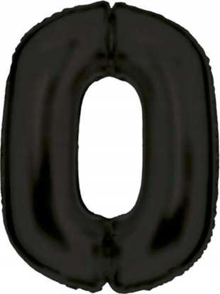 Picture of AMSCAN Balon foliowy cyfra 0 satynowa czarna 86cm N34 spakowany 9917302