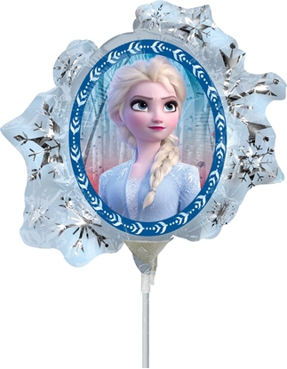 Изображение AMSCAN Balon foliowy do patyka Frozen 2 - Kraina lodu - cm - 1 szt uniwersalny (43083-uniw) - 43083-uniw