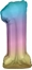 Attēls no AMSCAN Balon foliowy dua cyfra 1 Tcza Pastel 38x86cm N34 spakowany 9909699