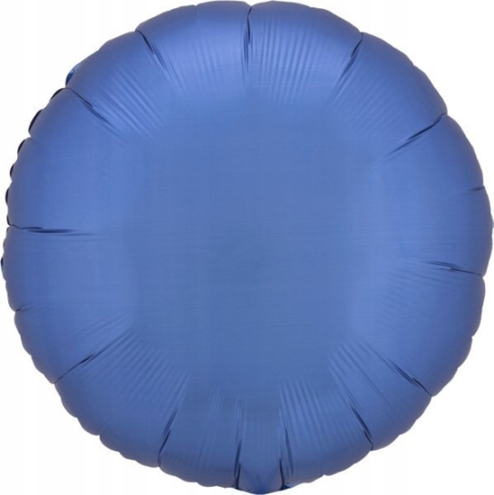 Picture of AMSCAN Balon foliowy Lustre Azure niebieski okrgy 43cm 9914095