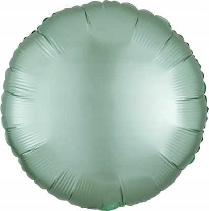 Attēls no AMSCAN Balon foliowy Lustre Mint Green okrgy 43cm 9914107