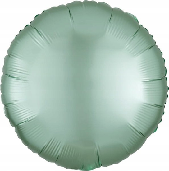 Picture of AMSCAN Balon foliowy Lustre Mint Green okrgy 43cm 9914107