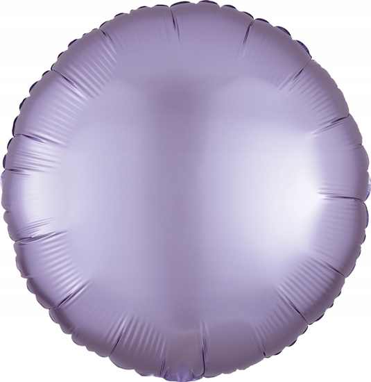 Picture of AMSCAN Balon foliowy Lustre Pastel lilac okrgy 43cm 9914122