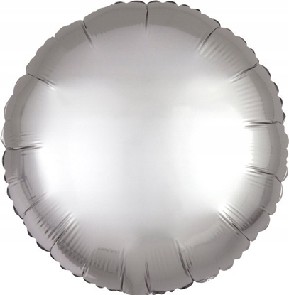 Attēls no AMSCAN Balon foliowy Lustre srebrny okrgy 43cm 9914125