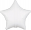 Изображение AMSCAN Balon foliowy metalik biay gwiazda 48cm 9914091